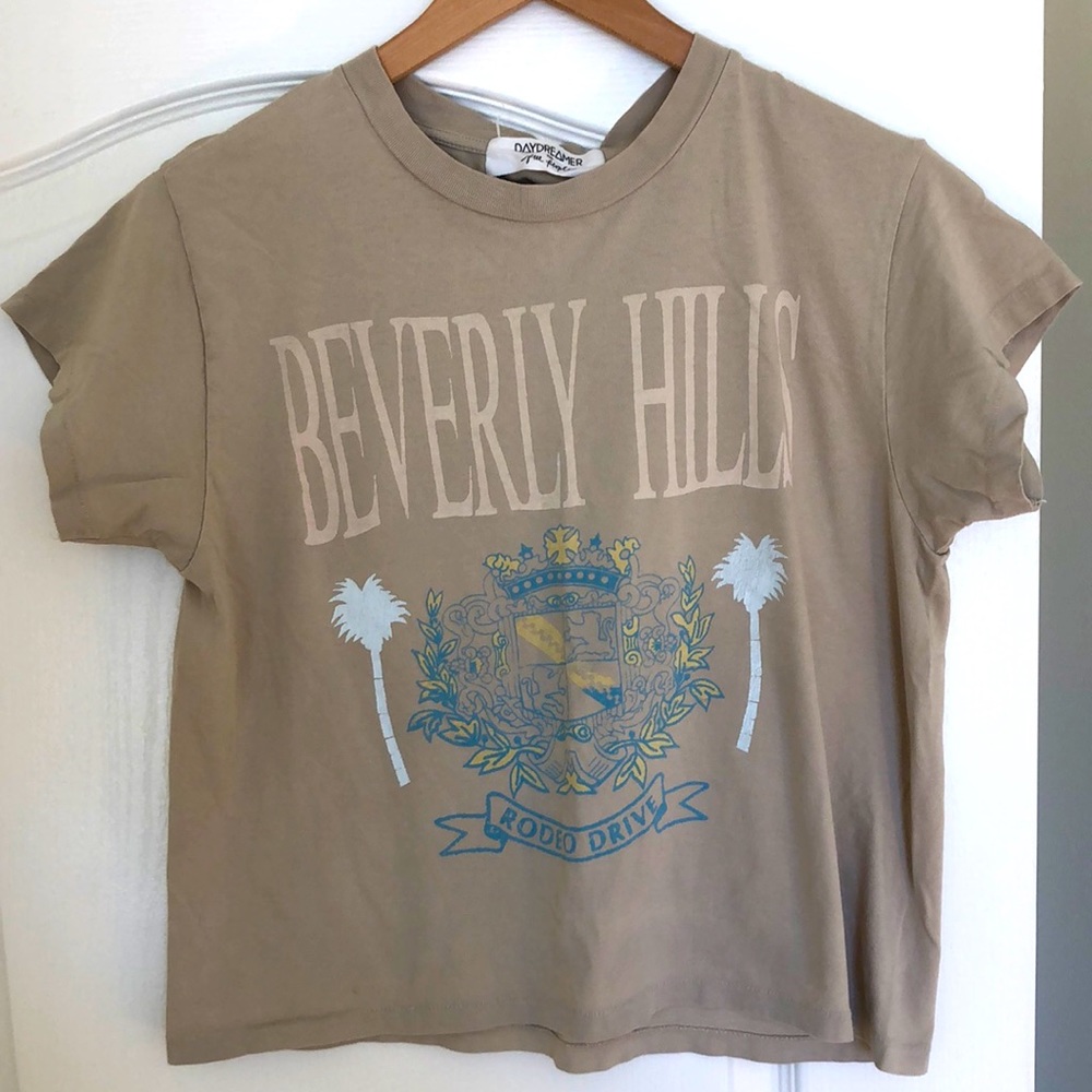 DAYDREAMER FREE PEOPLE SMALL BEVERLY HILLS GRAPHIC TEE